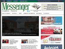 Tablet Screenshot of longfellownokomismessenger.com
